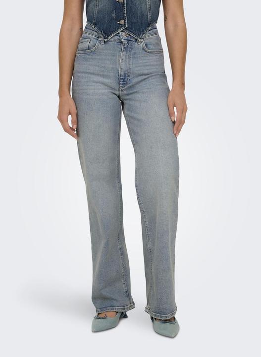 Immagine prodotto Only ONLJUICY Hohe Taille Weiter Beinschnitt Jeans Jeans mit weitem Bein (W29/L32)