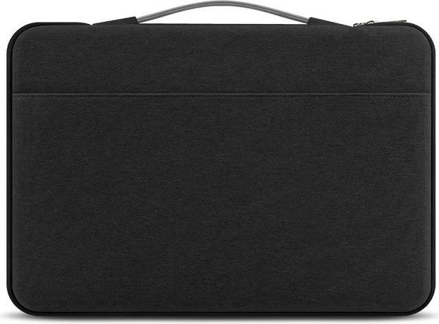 Actual product image JCPAL Nylon business style sleeve for 13-inch MacBook or Laptop - Black (13.30")