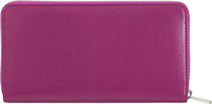 Dudubags Mauritius - Mehrfarbige Brieftasche quer Fuchsia