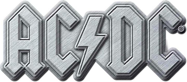 AC/DC Logo Abzeichen Metall