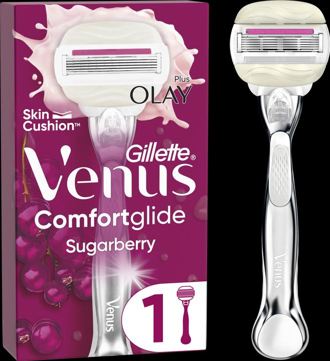 Gillette Venus Gillette - Venus ComfortGlide Sugarberry - Women's razor + 1 head 1.0pcs