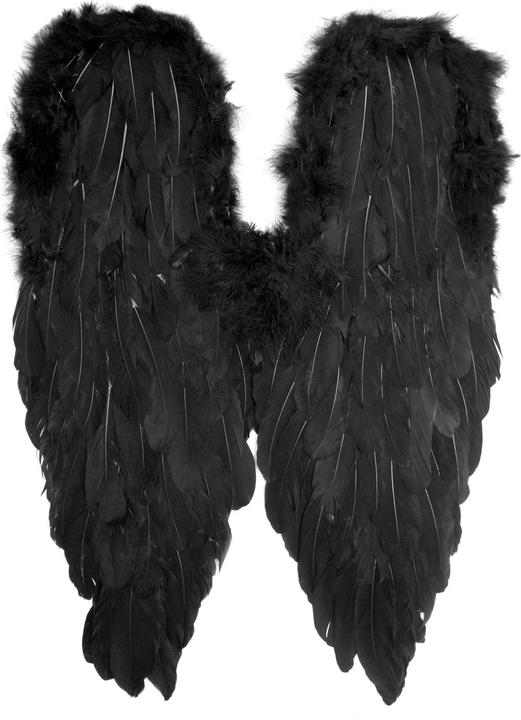 Produktbild Metamorph Grosse schwarze Kostüm Feder Flügel - für Fasching