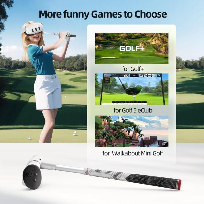 Actual product image AMVR Golf Griffaufsatz für Meta Quest 3 VR Controller