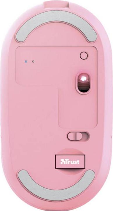 Image du produit Trust Mouse Puck Rechargeable Rose (Sans fil)