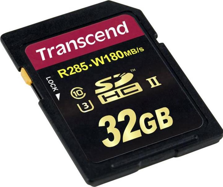 Actual product image Transcend SDHC 700S 32GB Class 10 UHS-II U3 V90 (32 GB, SDHC, U3, UHS-II)