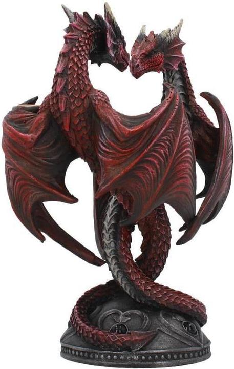 Produktbild Nemesis Now Anne Stokes Kerzenständer Dragon Heart Valentine's Edition 23 cm