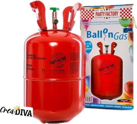 Actual product image CreaDiva Heliumbehälter 30 - Helium für Luftballons - 0,21m³