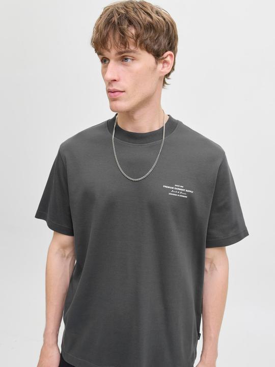 Actual product image Jack & Jones Jprblachad Branding Ss Crew Neck Tee Sn (XS)