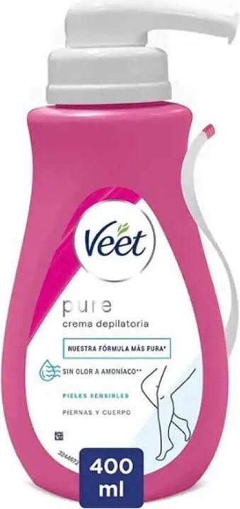 Veet Dusch-Enthaarungscreme für empfindliche Haut 400ml (Körpercreme, 400 ml)