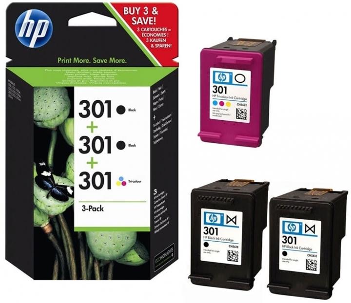 Image du produit HP Combopack 301 (Color, CF)