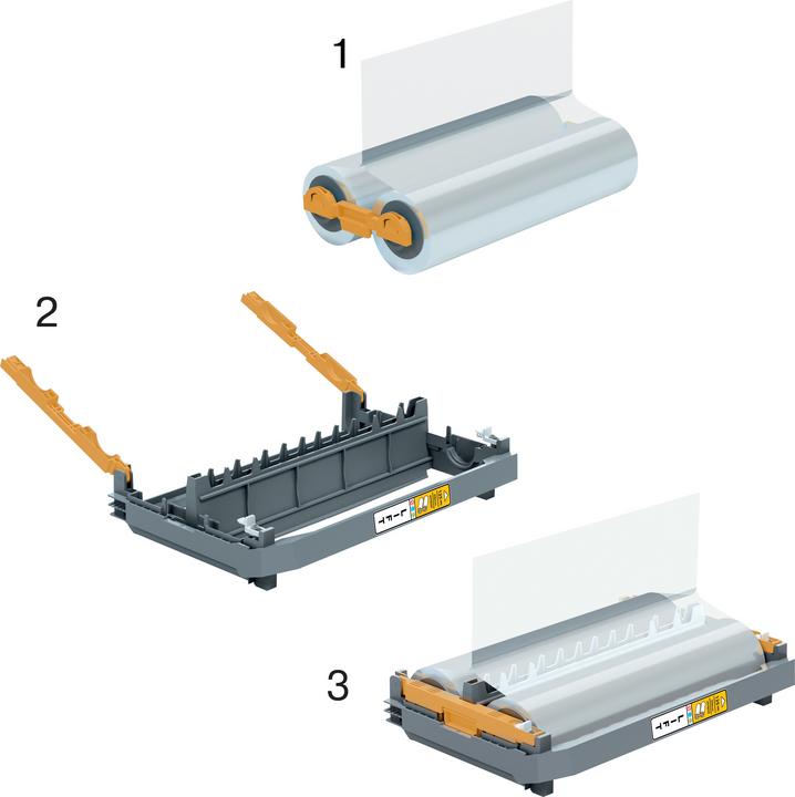 Produktbild GBC Foton 30 - Ersatz-Laminierrolle (A3, 34 Stück, 125 µm)