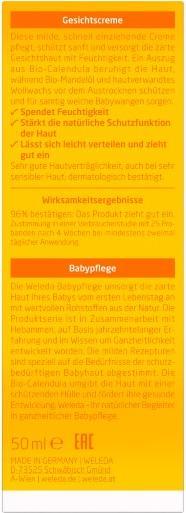 Actual product image Weleda Baby calendula
