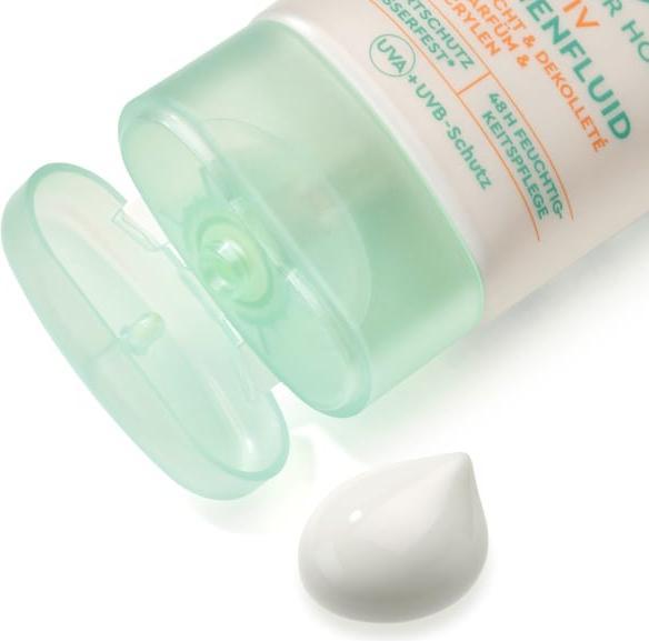 Actual product image dm Sundance Sun Fluid Face Sensitive SPF 50+, 50ml (Suntan cream, SPF 50+, 50 ml)