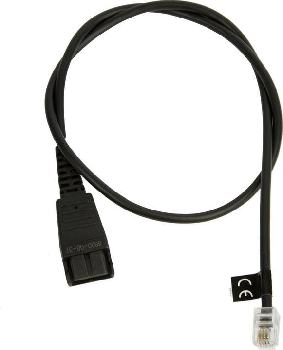 Actual product image Jabra Cable with QD to RJ10 Plug