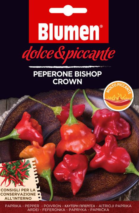 Produktbild Blumen Paprika Bishop Crown (Gemüsesamen)