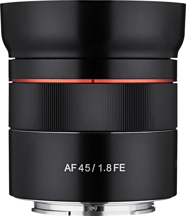 Actual product image Samyang AF 45mm F1.8 FE (Sony E, full size, APS-C / DX)