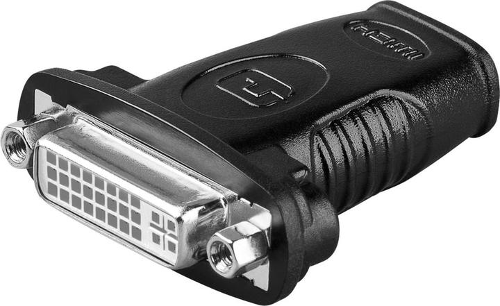 Immagine prodotto Goobay Adattatore HDMI™ / DVI-I, presa standard HDMI (tipo A), nero (HDMI, 2 cm)