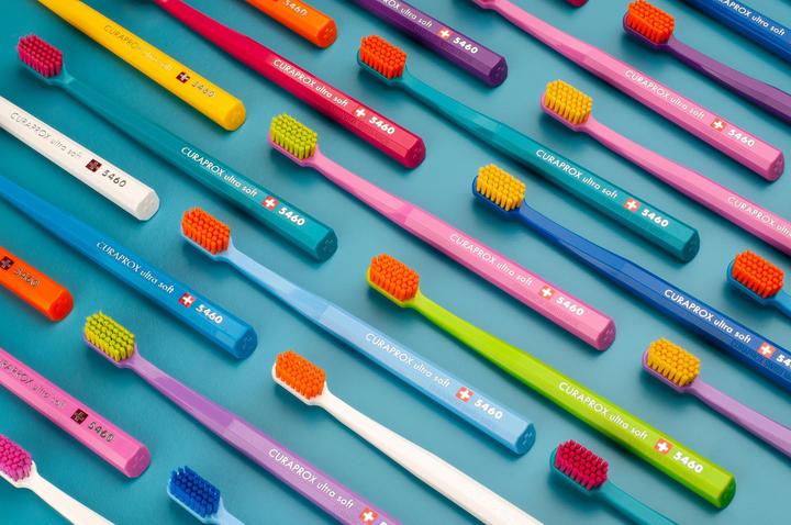 Image du produit Curaprox CS 5460 ultra soft, paquet de 3, vert, bleu, violet (Ultra doux, 3 x)