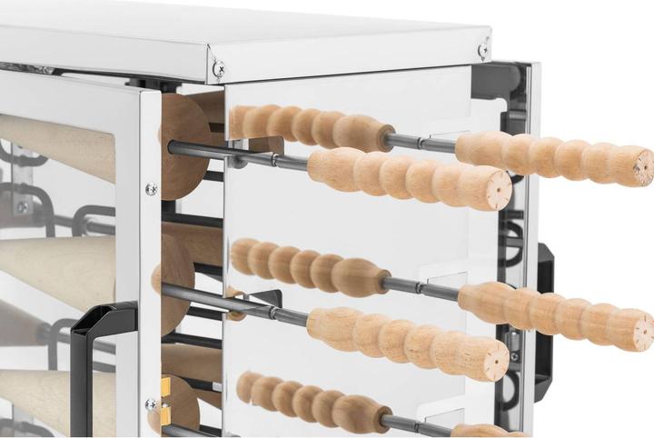 Produktbild Royal Catering Baumstriezel-Maschine Ofen Baumstriezel-Backofen 3700 W 16 Rollen in 2 Grössen