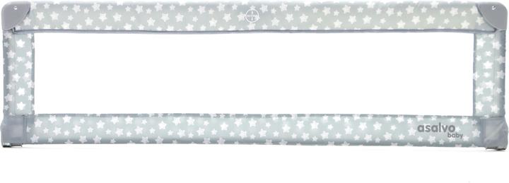 Produktbild Asalvo Bed Guard 150 cm - Grey Stars (AV-18335)