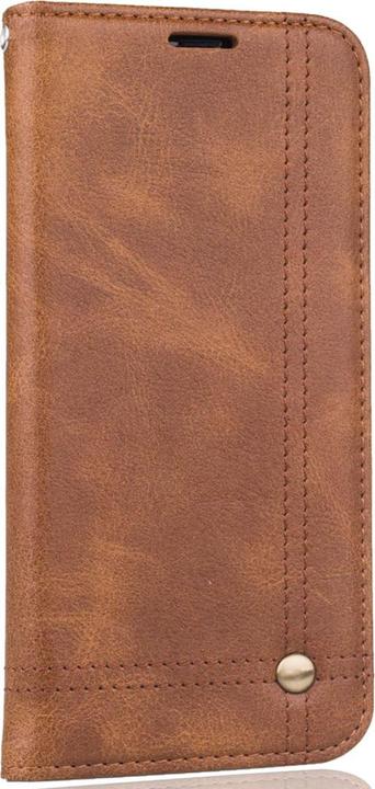 Actual product image König Design Sony Xperia XZ2 Mobile Cover Protective Case Flip Cover Wallet Shell Brown (Sony Xperia XZ2)