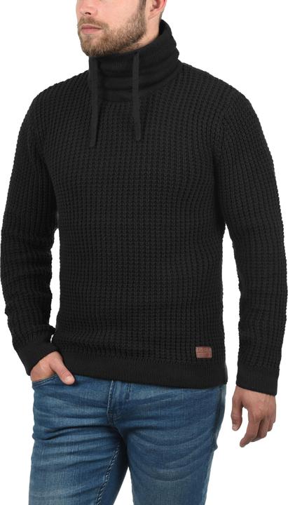 Image du produit Blend Wanko Pull En Grosse Maille Pull-Over Tricot Pour Homme Avec Col Châle 100% Coton (M)