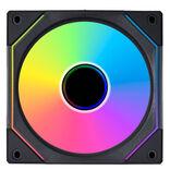Actual product image Lian-Li UNI FAN SL-INF 120 ARGB Reverse Blade PWM Lüfter, 3er Pack inkl. Controller - 120mm, schwarz (120 mm, 3 x)