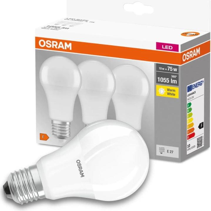 Productafbeelding Osram Een 75 Fr (E27, 10.50 W, 1055 lm, 3 x, F)