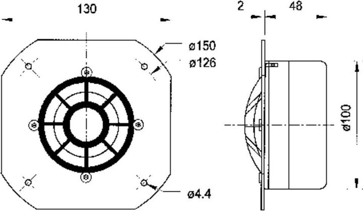 Produktbild Visaton Titankalotte DSM 50 FFL