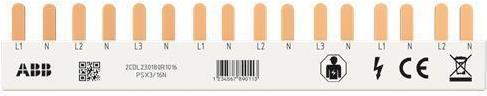 Produktbild ABB Phasenschiene FlexLine 3P+N PSX3/16N 16Pins 8 TE 10qmm 2CDL230180R1016