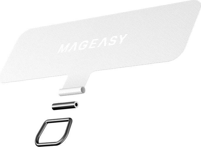 MagEasy Portacarte universale - Bianco