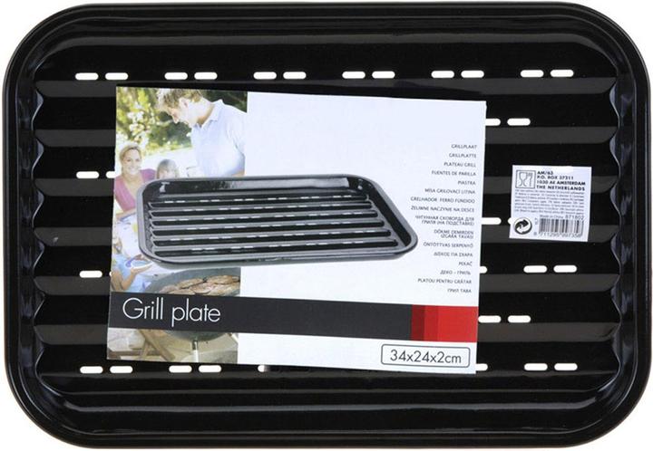 Produktbild BBQ Collection 2er-Set, Grillplatte, antihaft-beschichtet, schwarz