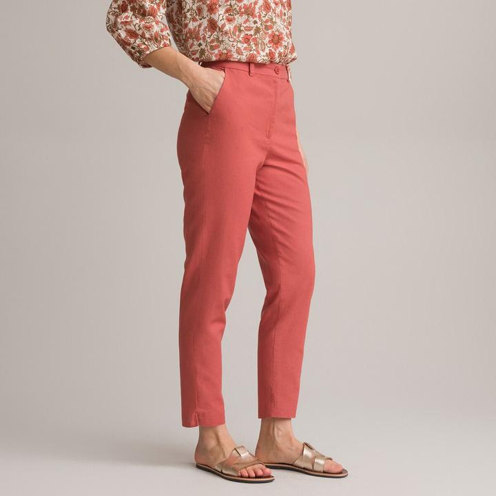 Actual product image Anne Weyburn 7/8 trousers in linen/cotton (24)