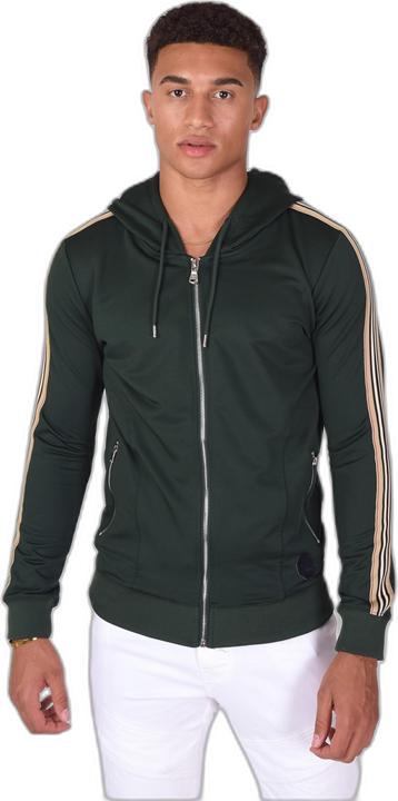Immagine prodotto Project X Paris felpa con cappuccio con zip e strisce equestri (M)