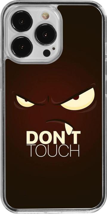 Produktbild PhoneLook Hülle transparent Angry Dont Touch (Apple iPhone 13 Pro)