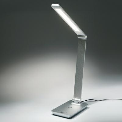 Produktbild Tiross LAMPKA BIURKOWA 48 SMD LED 580 LUMENÓW /SREBRNA (580 lm)