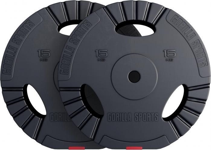 Produktbild Gorilla Sports Hantelscheiben (2 x 15 kg)