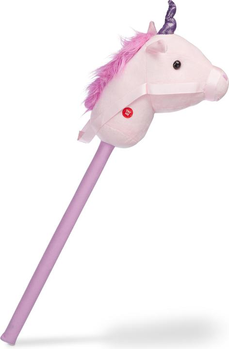 Image du produit Relaxdays Cheval à bâton licorne et son, enfants