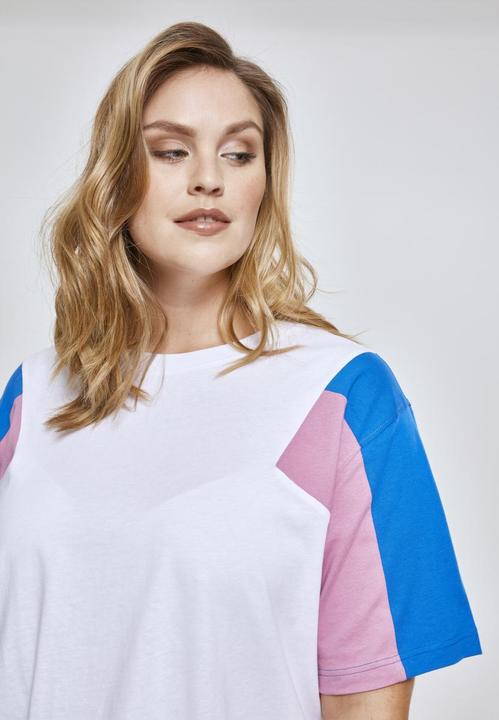 Produktbild Urban Classics Ladies 3-Tone Short Oversize Tee (XS)