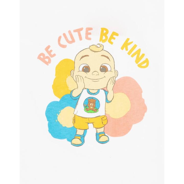 Immagine prodotto Cocomelon Maglietta a maniche lunghe Be Cute Be Kind delle ragazze (92)