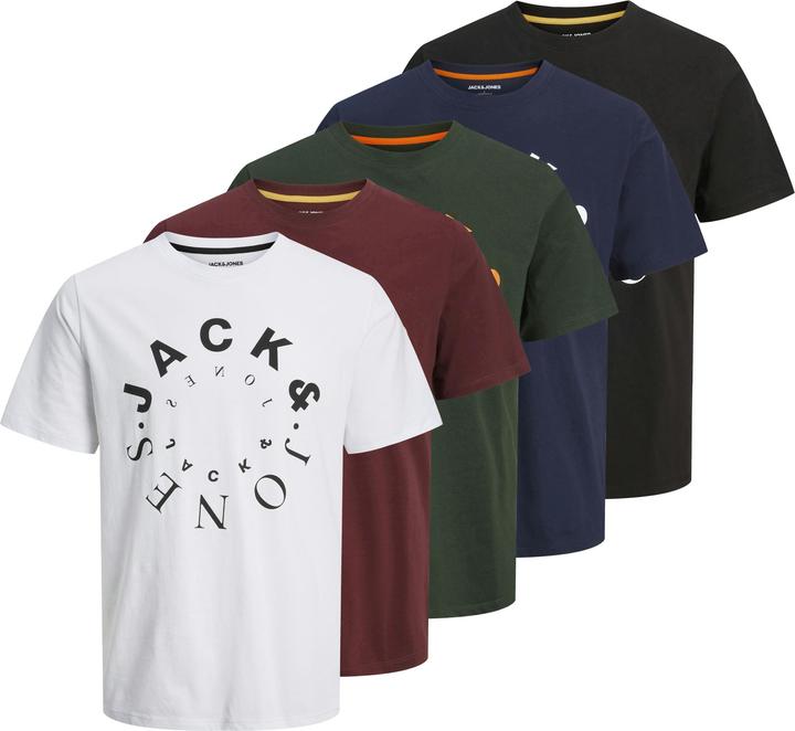 Actual product image Jack & Jones T-Shirt Casual Bequem sitzend JJWARRIOR TEE CREW NECK (S)