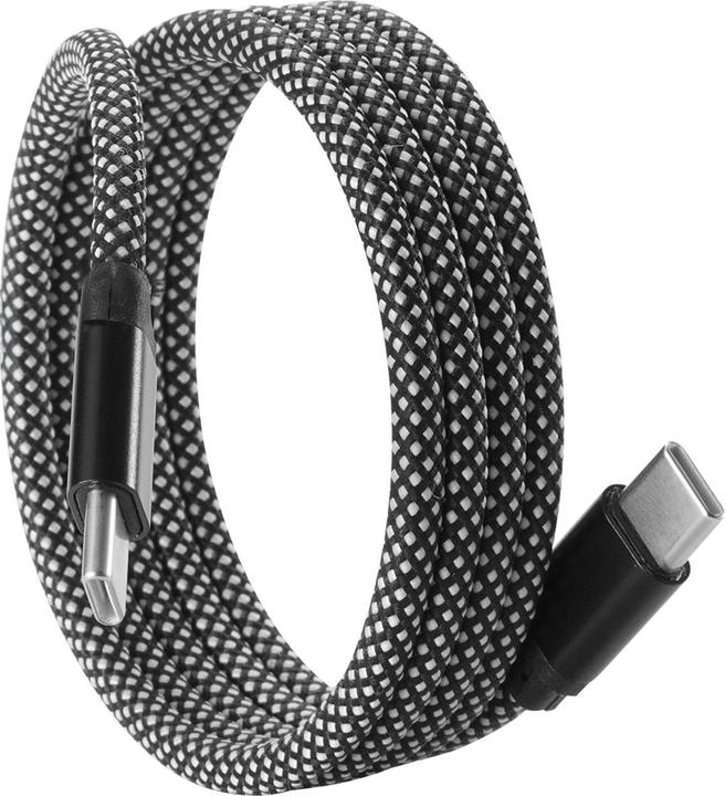 Produktbild Ideoon 3er-Set Daten- & Ladekabel, 2 Meter, Magnetische Aufrollfunktion, USB-C auf-USB-C, 100 W (2 m, 100 W)