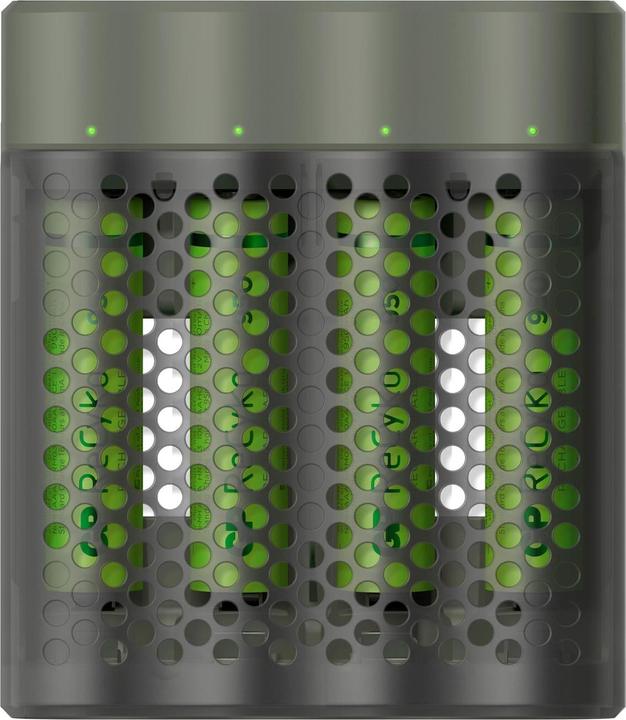 Actual product image GP Batteries ReCyko M451/100 4-Port USB Ladegerät inkl.4xAAA NiMh 950mAh (5 pcs., AAA, 950 mAh, Battery + charger)