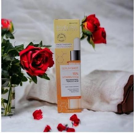 Produktbild Eveline Serum Shot 15% Vitamin C + Cg Illuminating Face Treatment 30Ml (30 ml)
