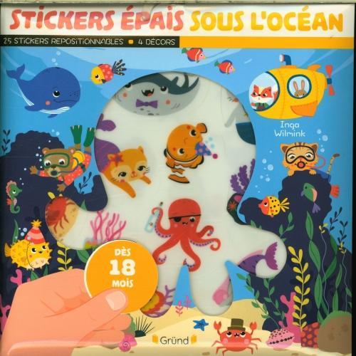Actual product image Gründ éditions Sous l'océan : stickers épais