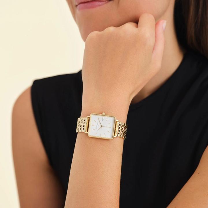 Produktbild Rosefield The Boxy White Sunray Gold (Analoguhr, 26 mm)