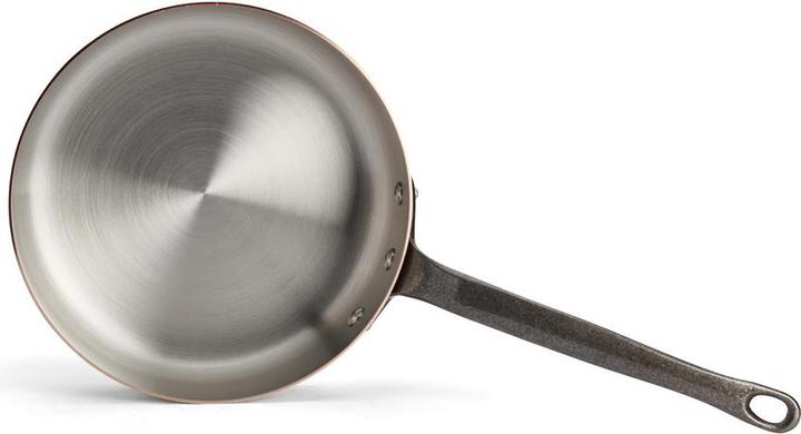 Produktbild de Buyer Inocuivre Sauteuse mit Gusseisengriff (24 cm, Stielkasserolle, Edelstahl, Kupfer)