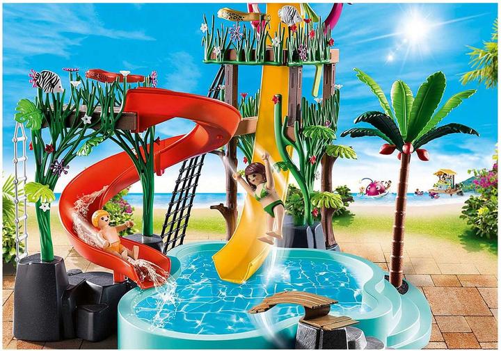 Image du produit Playmobil Aqua Park avec toboggans (70609, Playmobil Family Fun)