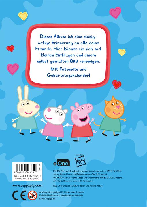 Image du produit Panini Peppa Pig : Mes premiers amis (Couverture rigide, Allemand)