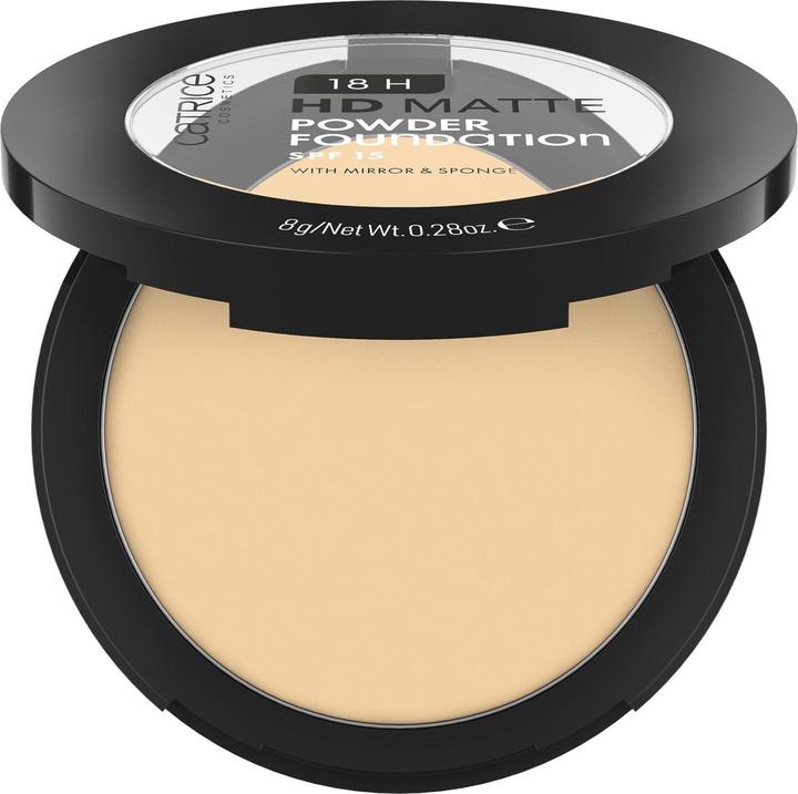 Actual product image Catrice 18H HD Matte Powder Foundation (020N)